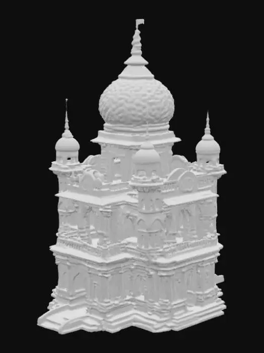 3D model for Castle with ancient indian theme