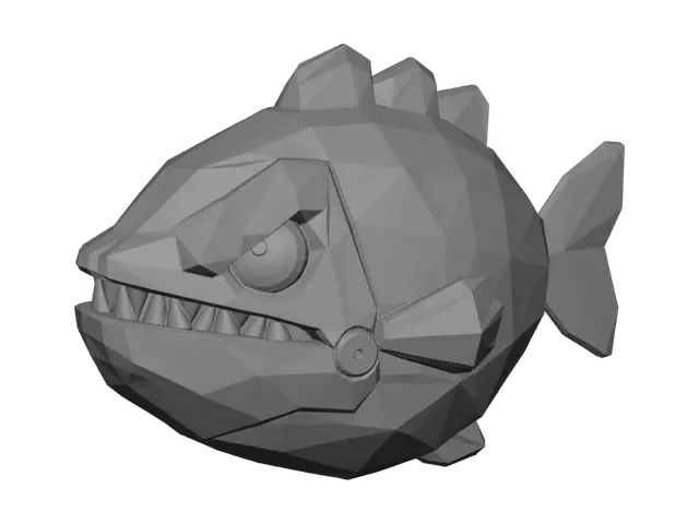 3D model for Pastel Polyfish