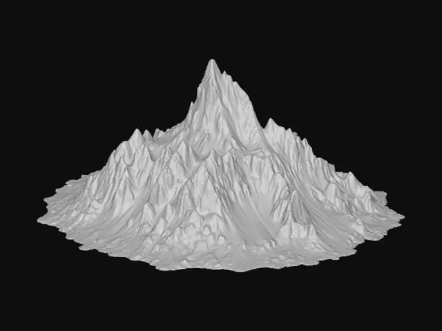 3D model for Snow Mountain Summit