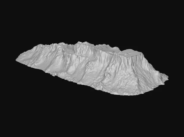 3D model for Terraced Ridge