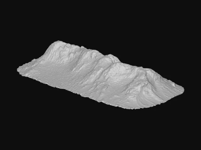 3D model for Craggy Ridge