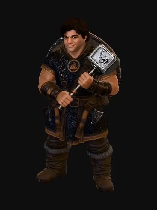 3D model for The Hammerbearer