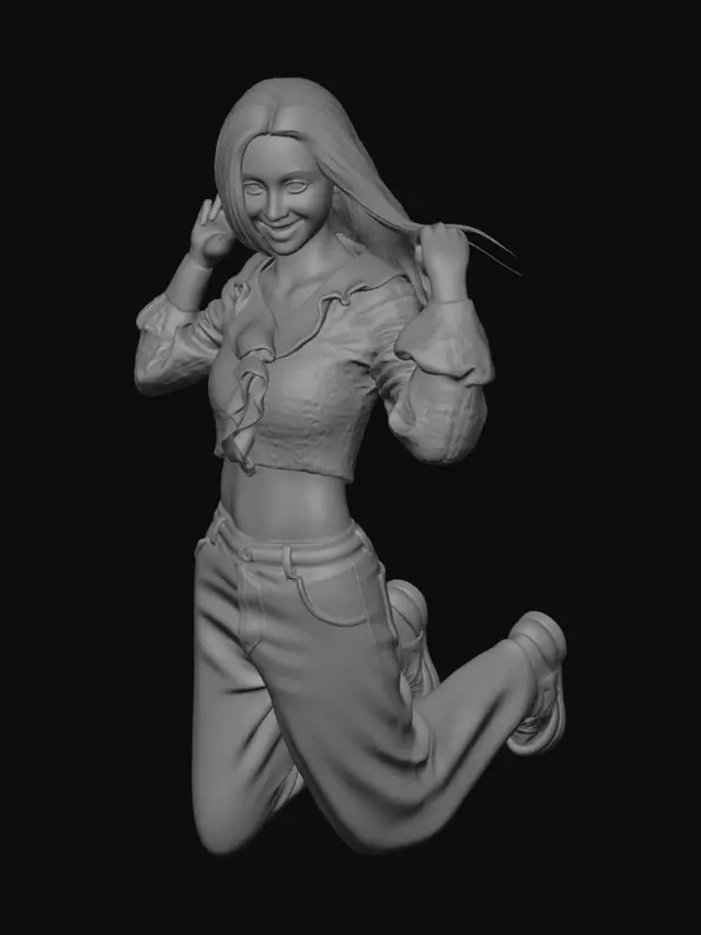 3D model for Sunlit Smile in the Park