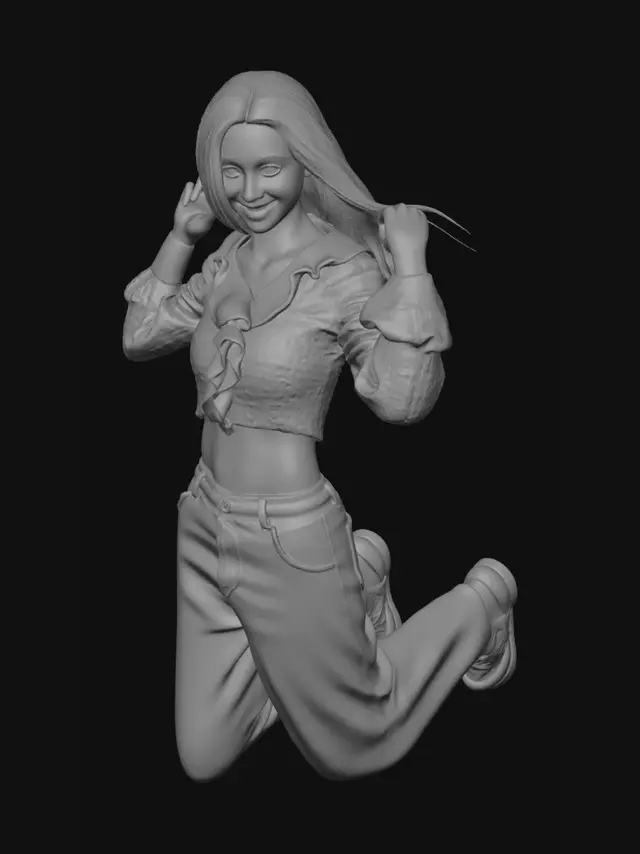 3D model for Sunlit Smile in the Park
