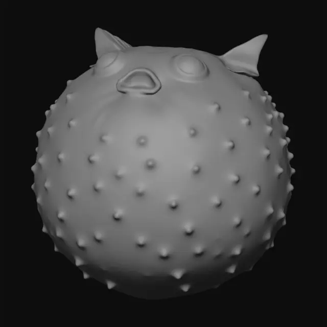 3D model for Puffer Ball