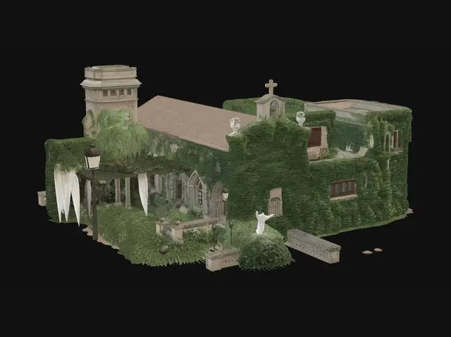 3D model for Ivy-Clad Villa