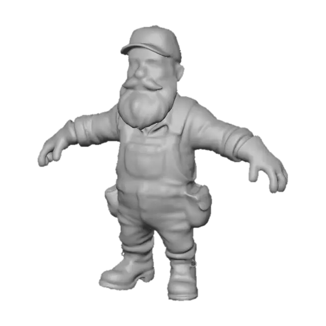3D model for Gardener Grandpa