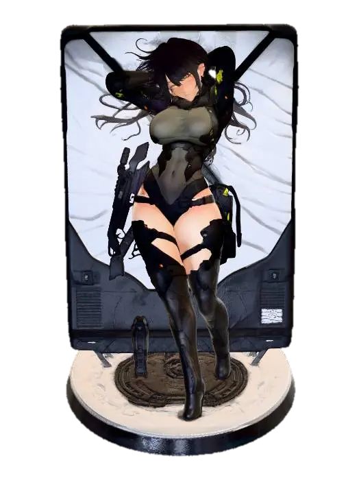 Nocturnal Operator 3D-model, gegenereerd door AI