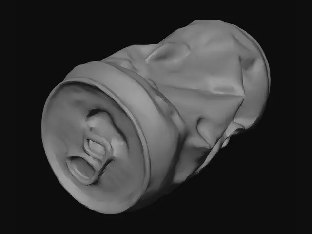 3D model for Crushed Red Soda Can