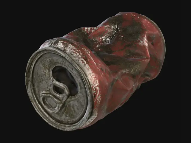3D model for Crushed Red Soda Can