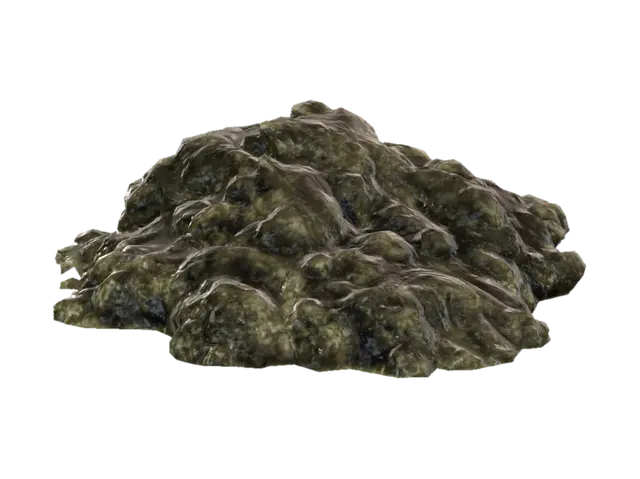 Emerald Obsidian Heap - Glossy AI 생성 3D 모델