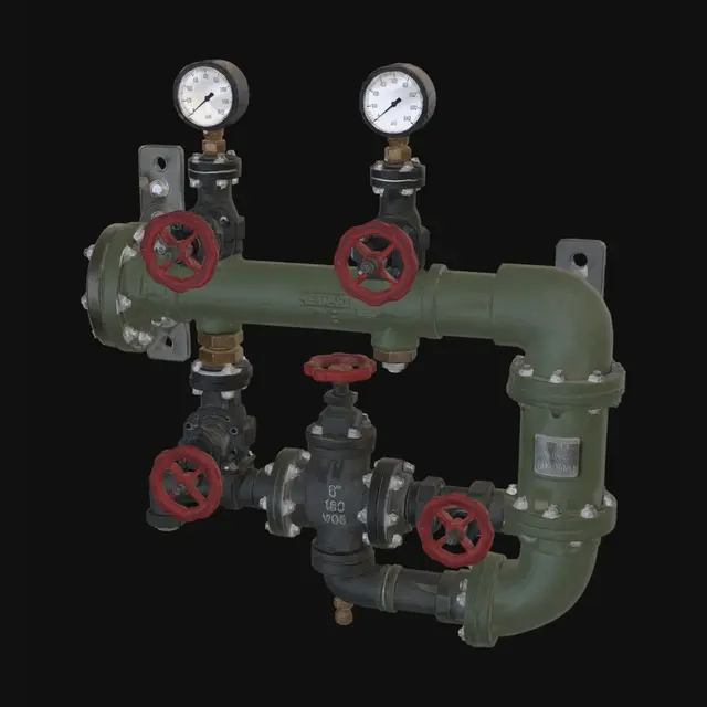 3D model for Sewer Valve Cluster