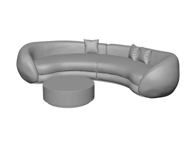 3D model for Noir Crescent Lounge