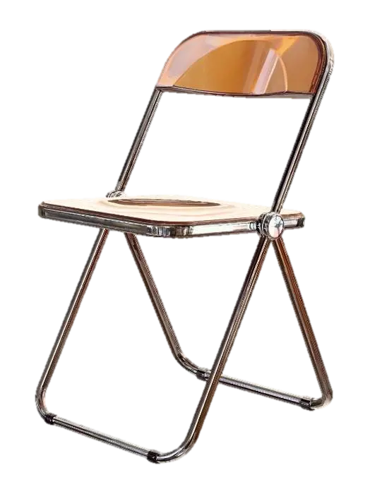 Amber Folding Chair 3D model, vytvořený pomocí AI