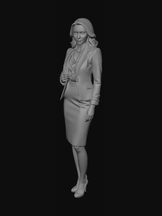 3D model for Executive Navy Power Suit