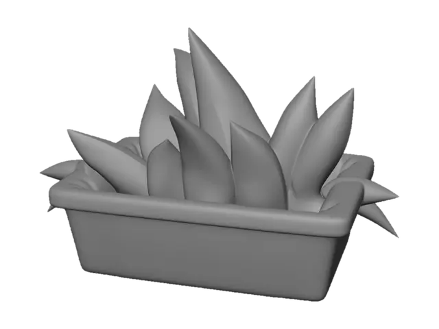3D model for Potted Green Plant