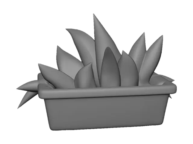 3D model for Potted Green Plant