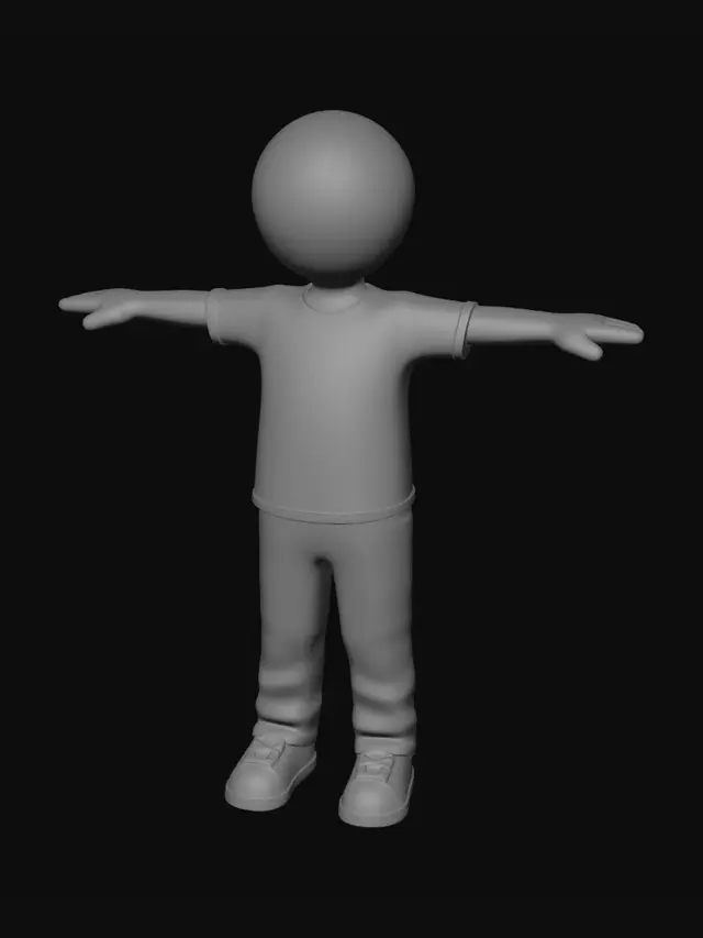 3D model for Arms Outstretched