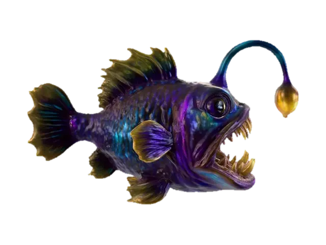 3D model for Luminous Deep Sea Creature