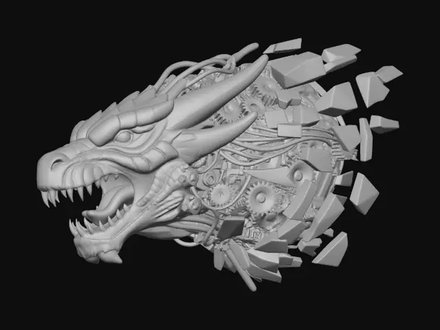 3D model for Cyber Dragon Unleashed