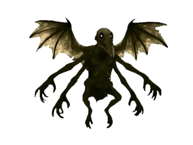 Dusk Harbinger - Daemon 3D model, vytvořený pomocí AI