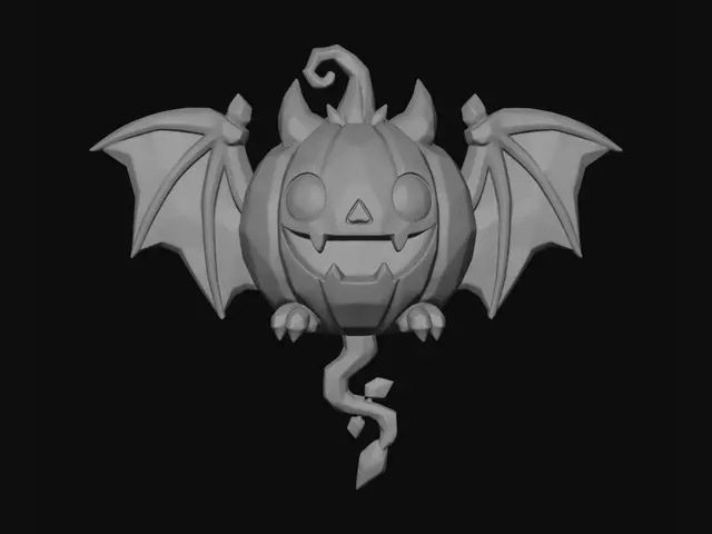 3D model for Crystal Pumpkin Bat