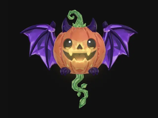 3D model for Crystal Pumpkin Bat