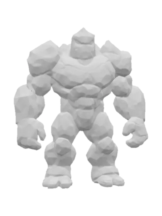 3D model for Rock Guardian