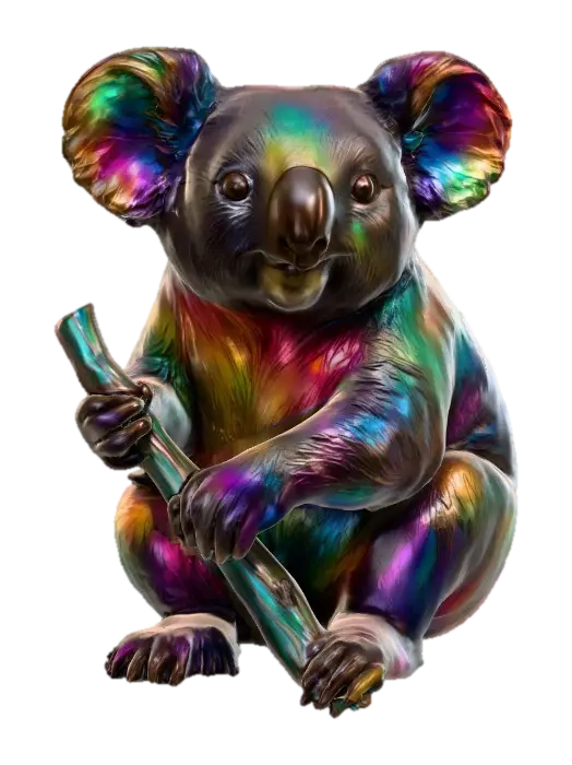 3D model for Rainbow Koala