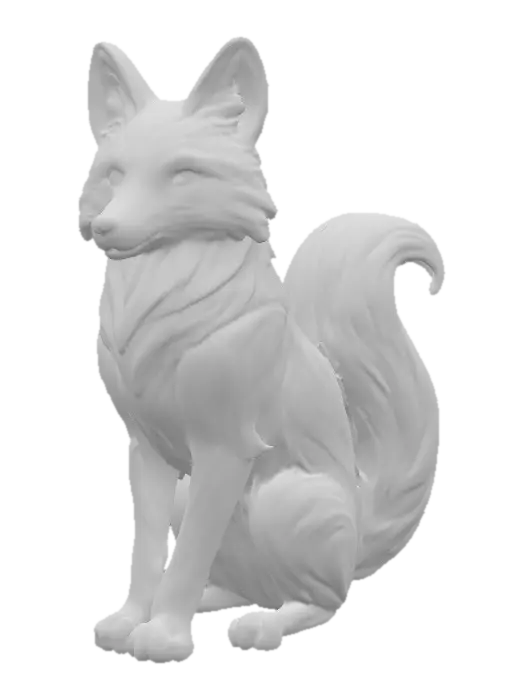 3D model for Vibrant Fox Fantasy