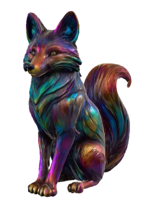 3D model for Vibrant Fox Fantasy