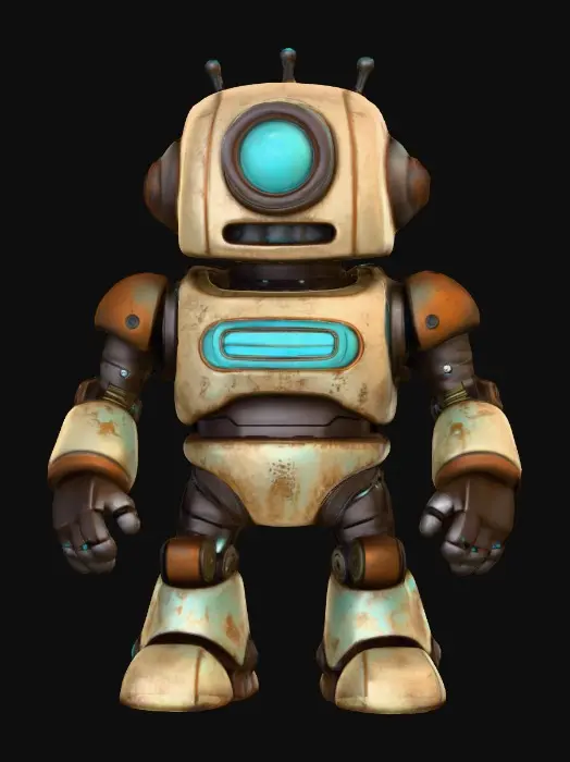 3D model for Rusty Bot