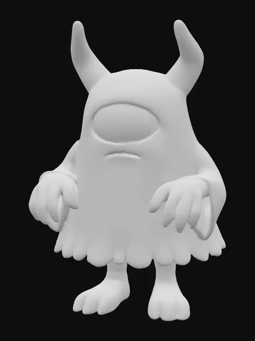 3D model for Cyclopean Critter, #PBR#
