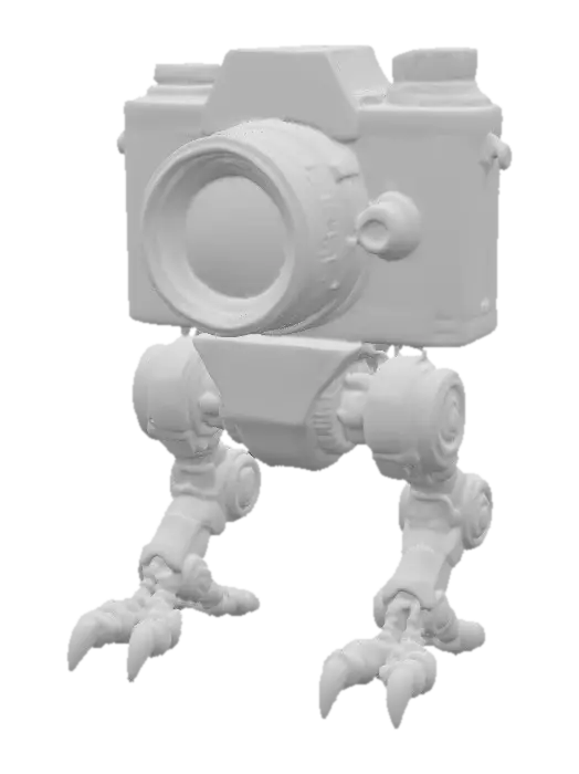 3D model for Steampunk Sentinel, #PBR#