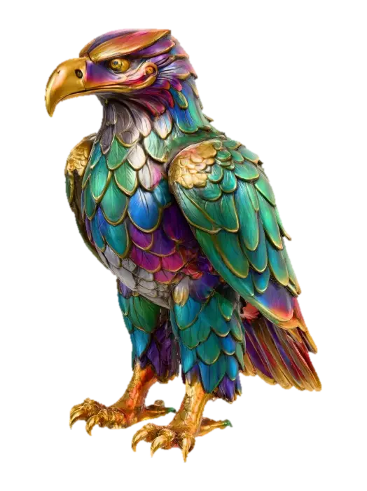 3D model for #PBR#, Titanium Eagle
