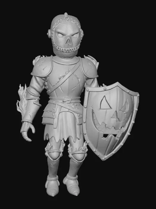 3D model for Pumpkin Knight, #Halloween2025#