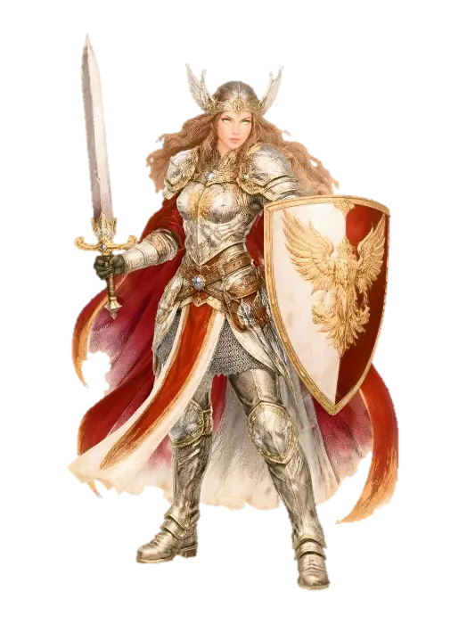 Eagleheart Knight - Caped 3D model, vytvořený pomocí AI