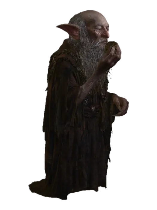 The Mossbound Hermit 3D model, AI generated
