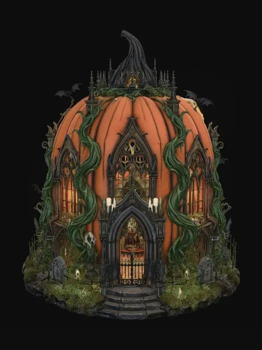 3D model for Gothic Pumpkin Cathedral