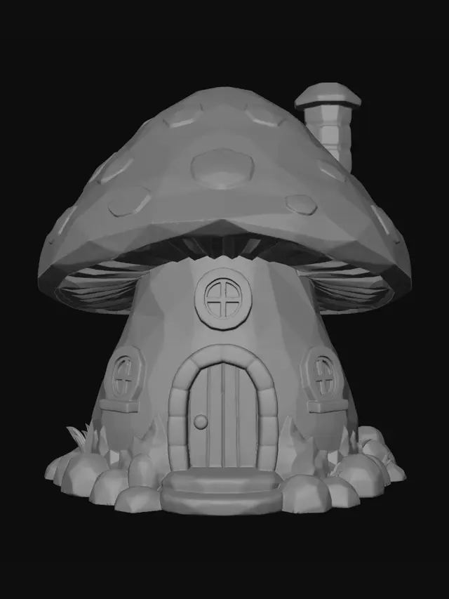 3D model for Mushroom Cottage