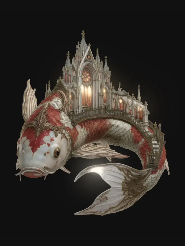 3D model for Crimson Cathedral Carp