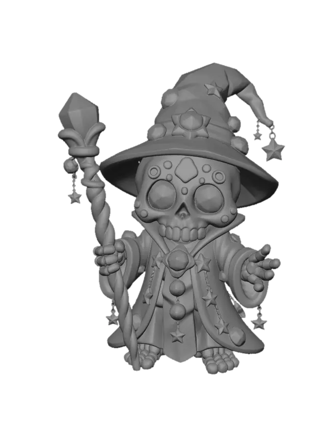 3D model for Sugar Skull Sorcerer