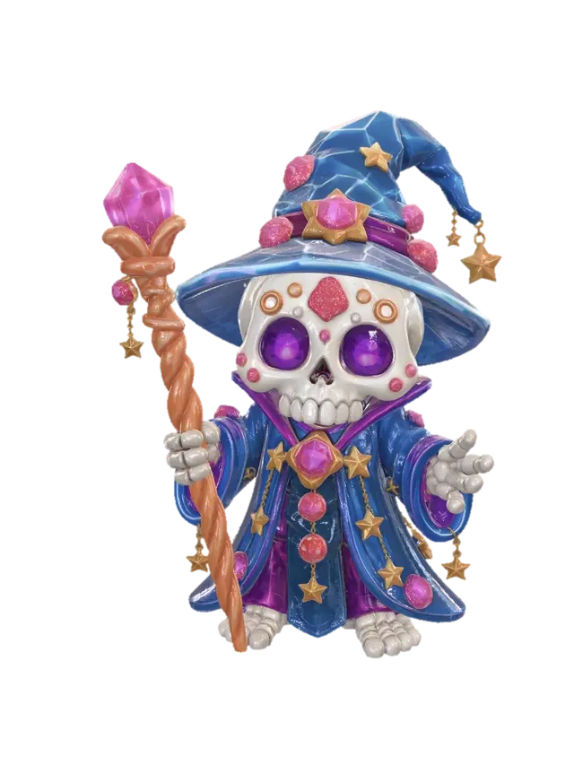 3D model for Sugar Skull Sorcerer
