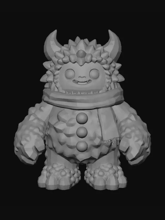 3D model for Crystal Snow Guardian