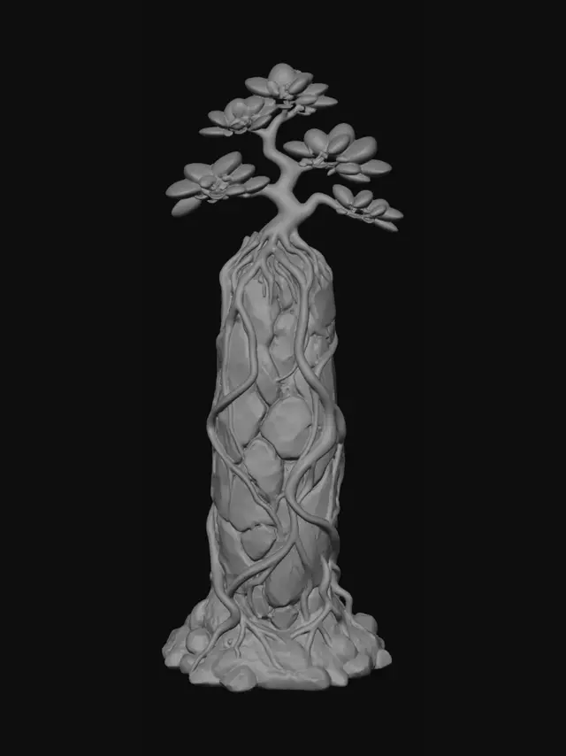 3D model for Emerald Vein Bonsai