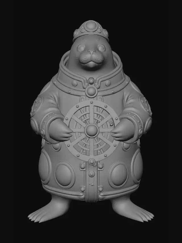 3D model for Cosmic Admiral Seal