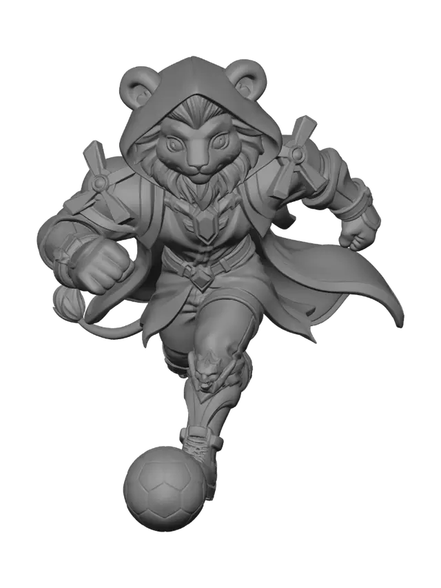 3D model for Blaze Lion Striker