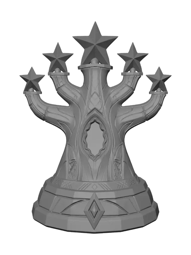 3D model for Star-Crowned Tree of Fire