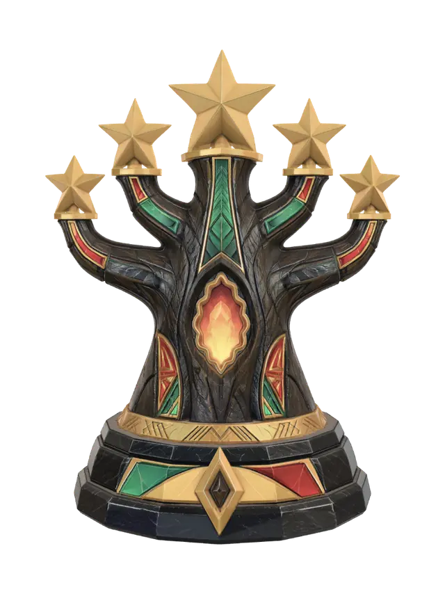 3D model for Star-Crowned Tree of Fire