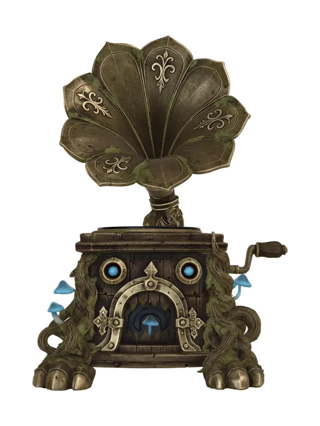 3D model for The Verdant Gramophone